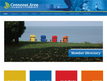 Tablet Screenshot of conneautchamber.info